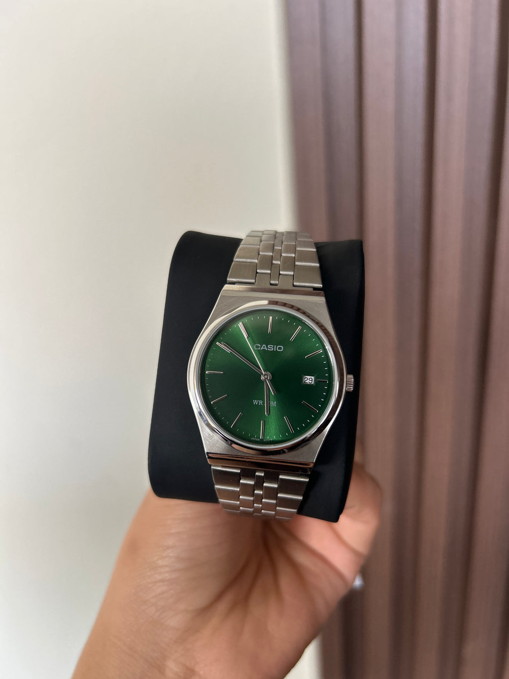 RELOJ CASIO HOMBRE 
B145D verde