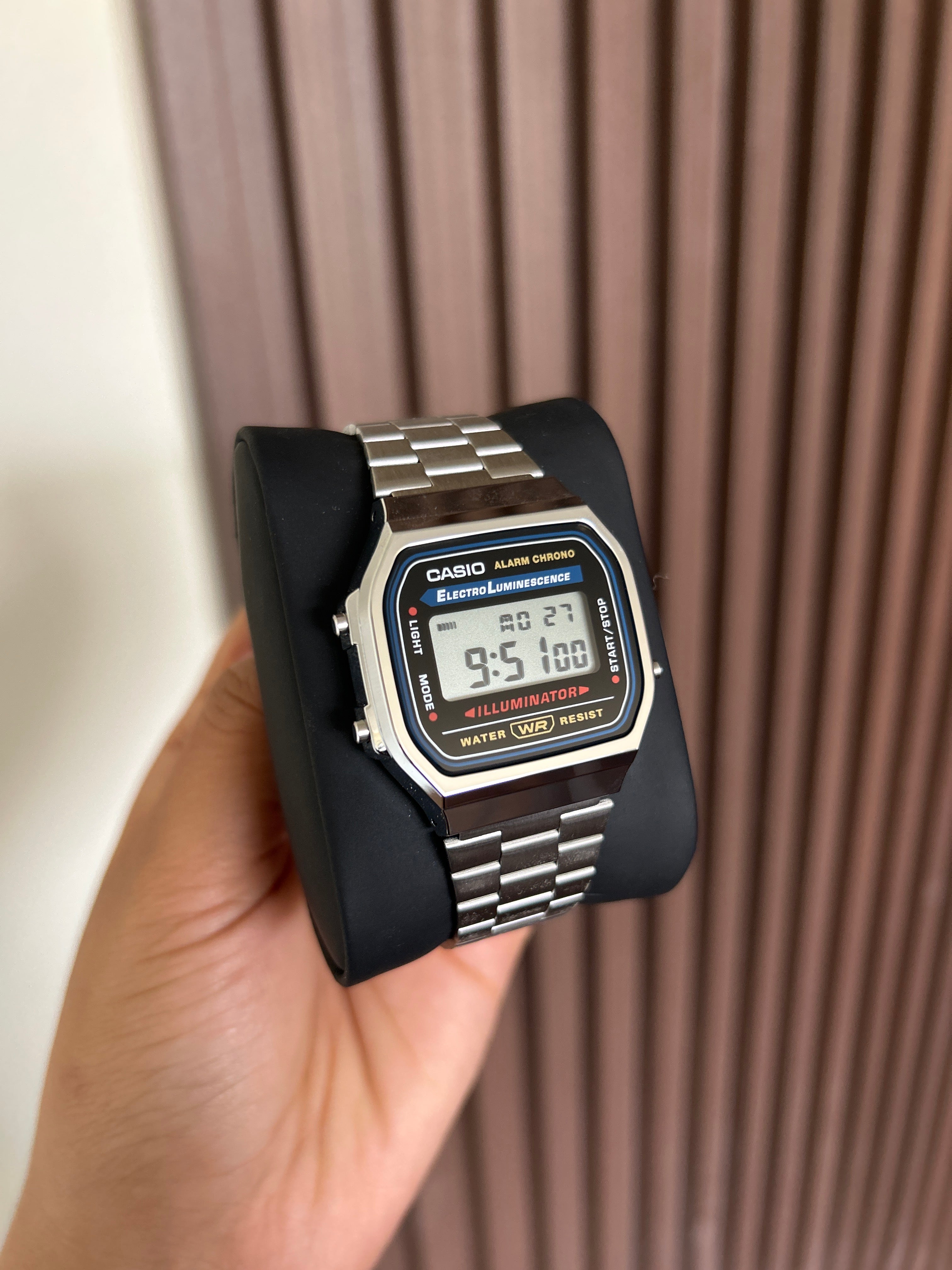 Reloj Casio Digital A168wa1 retro Vintage Alarma Local HOMBRE
