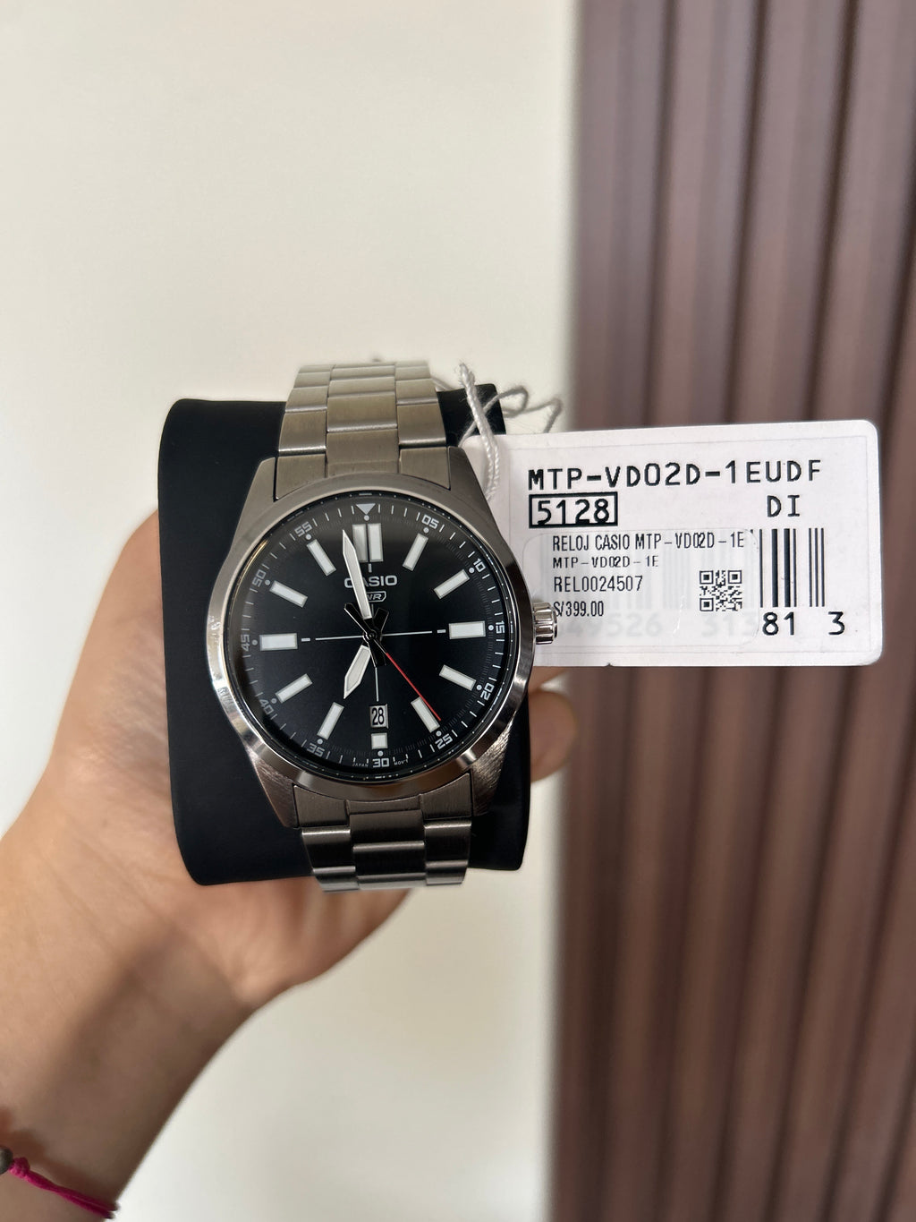 RELOJ CASIO HOMBRE MTP-VD02D