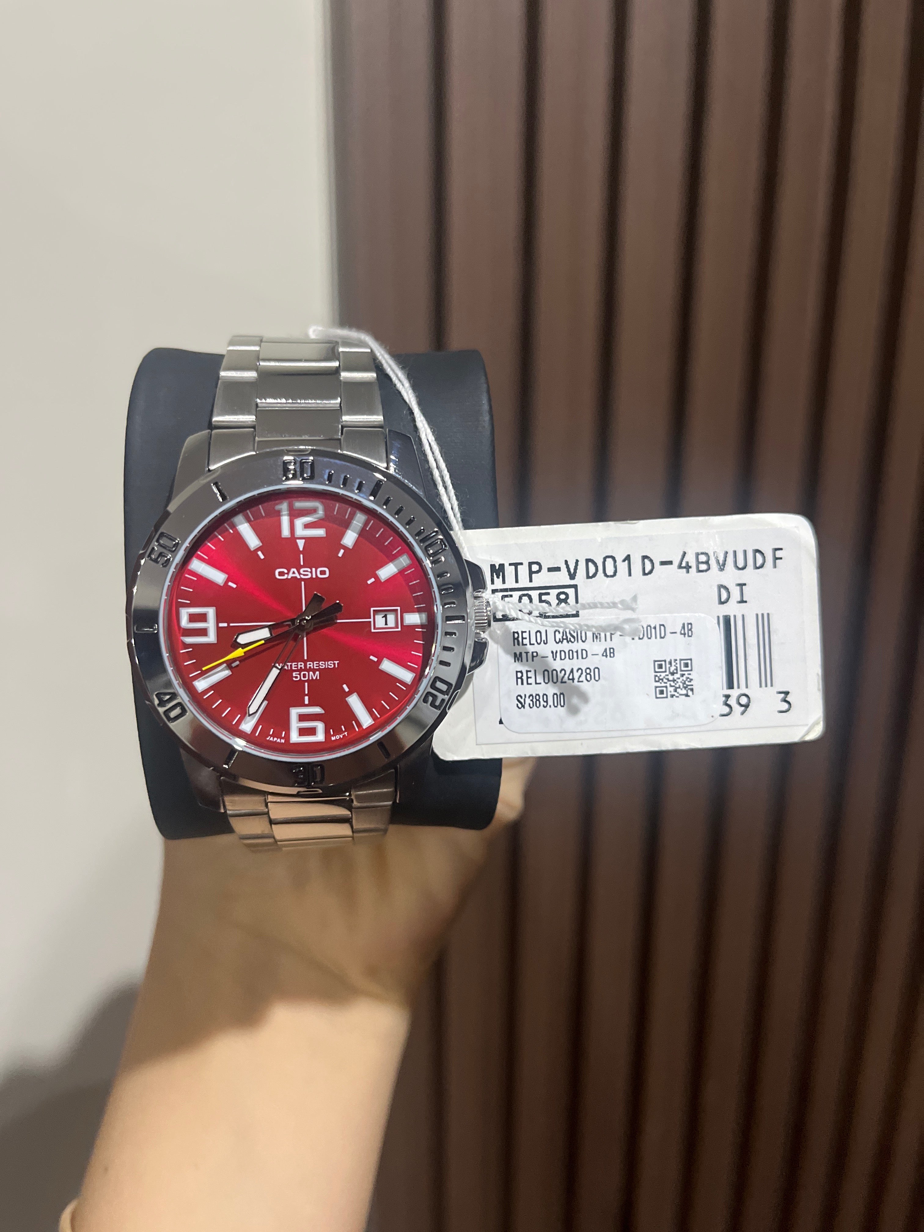 CASIO HOMBRE MTP-VD01D-4BVUDF