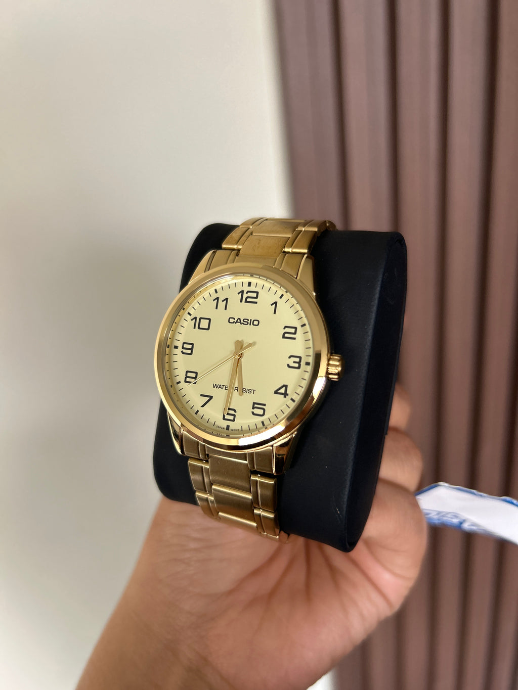 RELOJ CASIO HOMBRE 
 MTP-V001G dorado