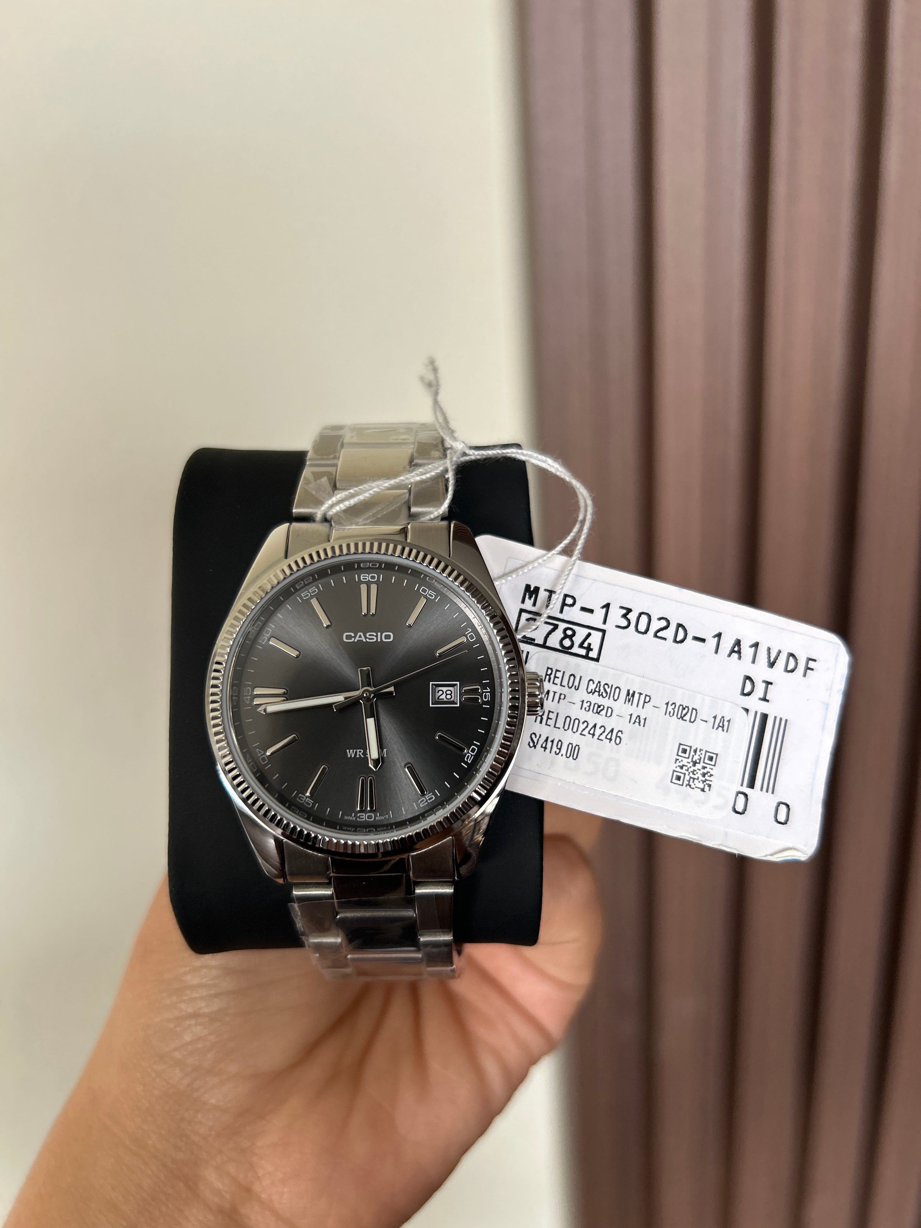 RELOJ CASIO HOMBRE 
Mtp1302D negro