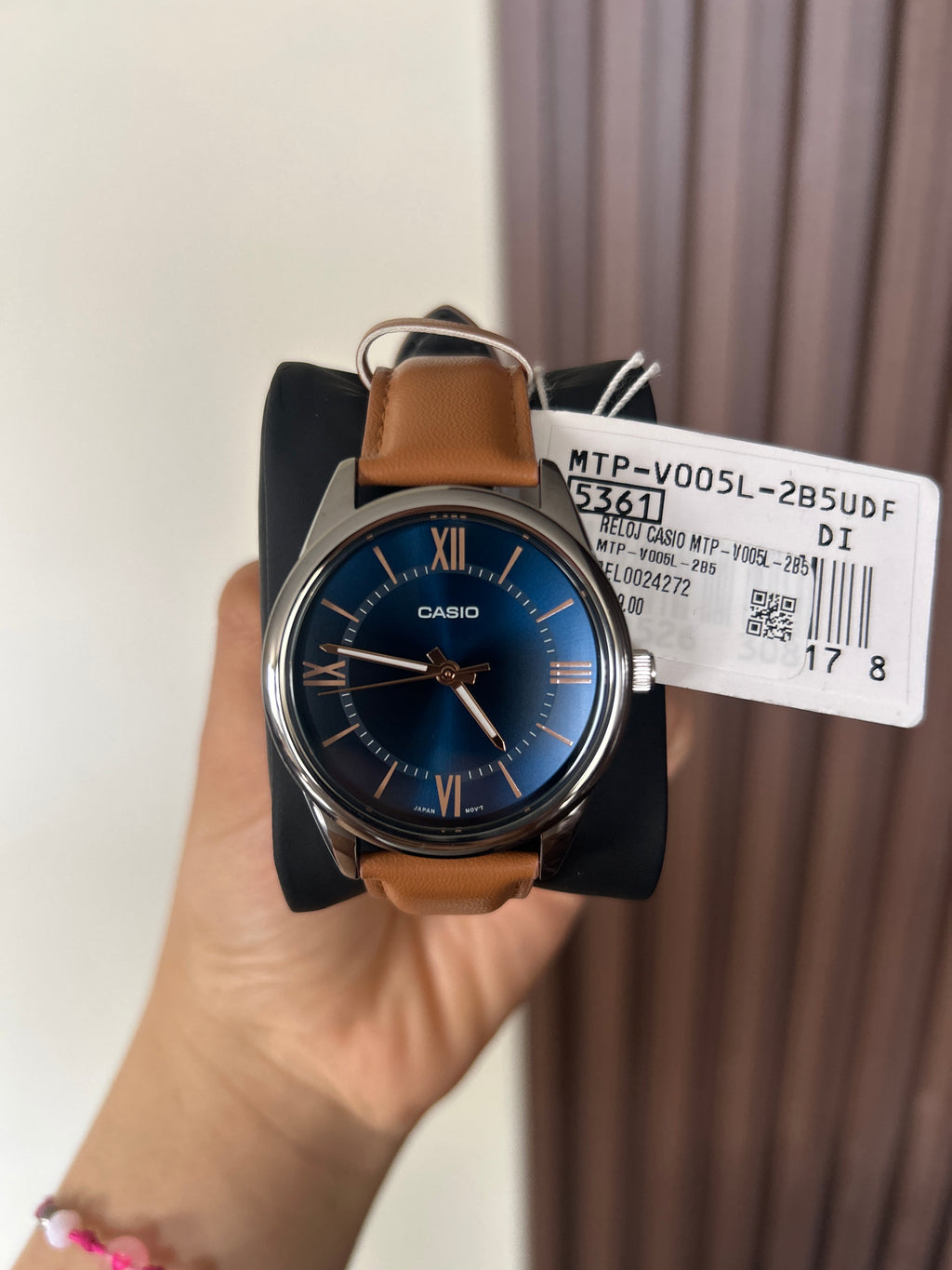 RELOJ CASIO HOMBRE 
MTP-V005L