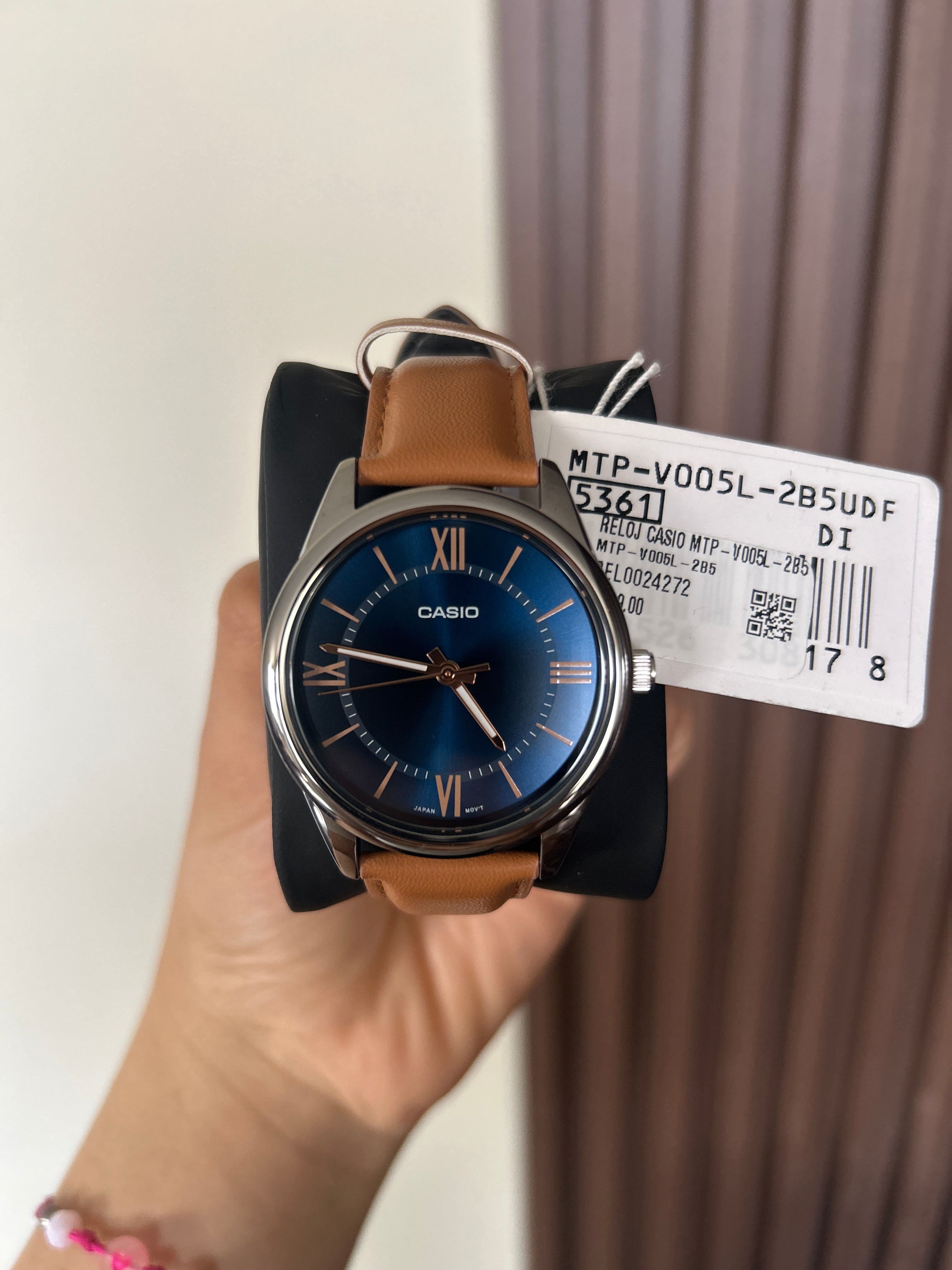 RELOJ CASIO HOMBRE 
MTP-V005L