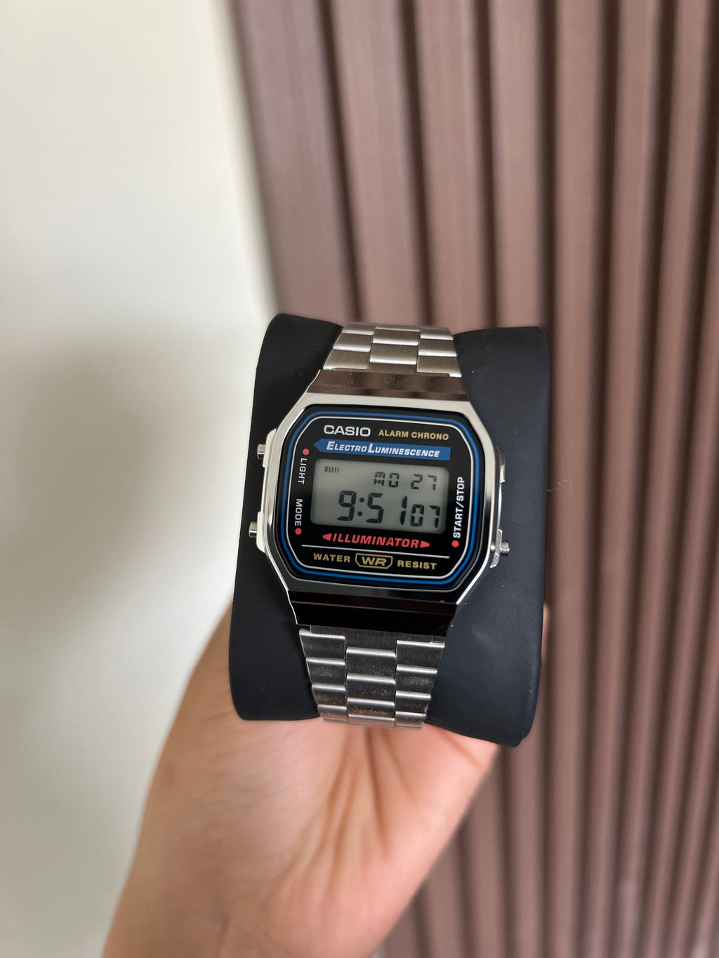 Reloj Casio Digital A168wa1 retro Vintage Alarma Local HOMBRE