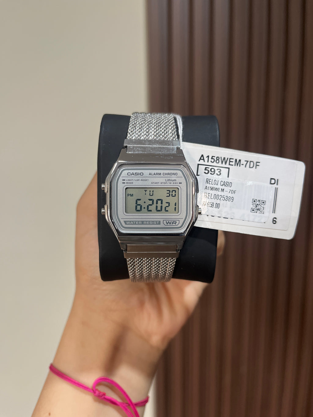 CASIO HOMBRE A158WEM-7D