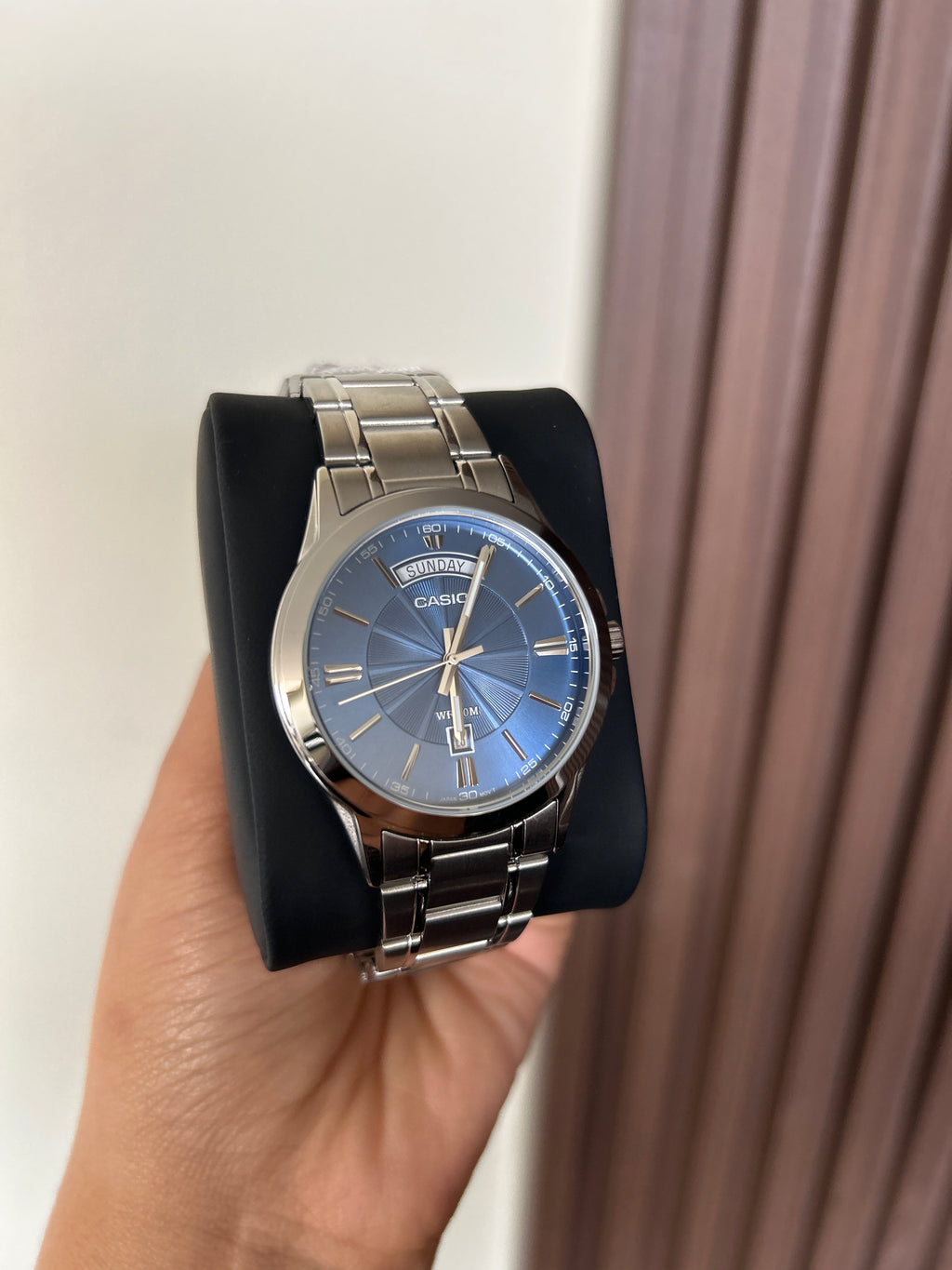 RELOJ CASIO HOMBRE 
MTP-1381D azul