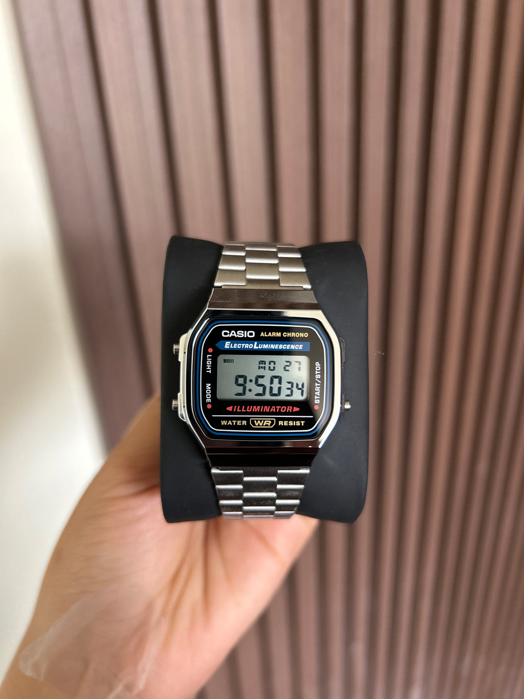 Reloj Casio Digital A168wa1 retro Vintage Alarma Local HOMBRE