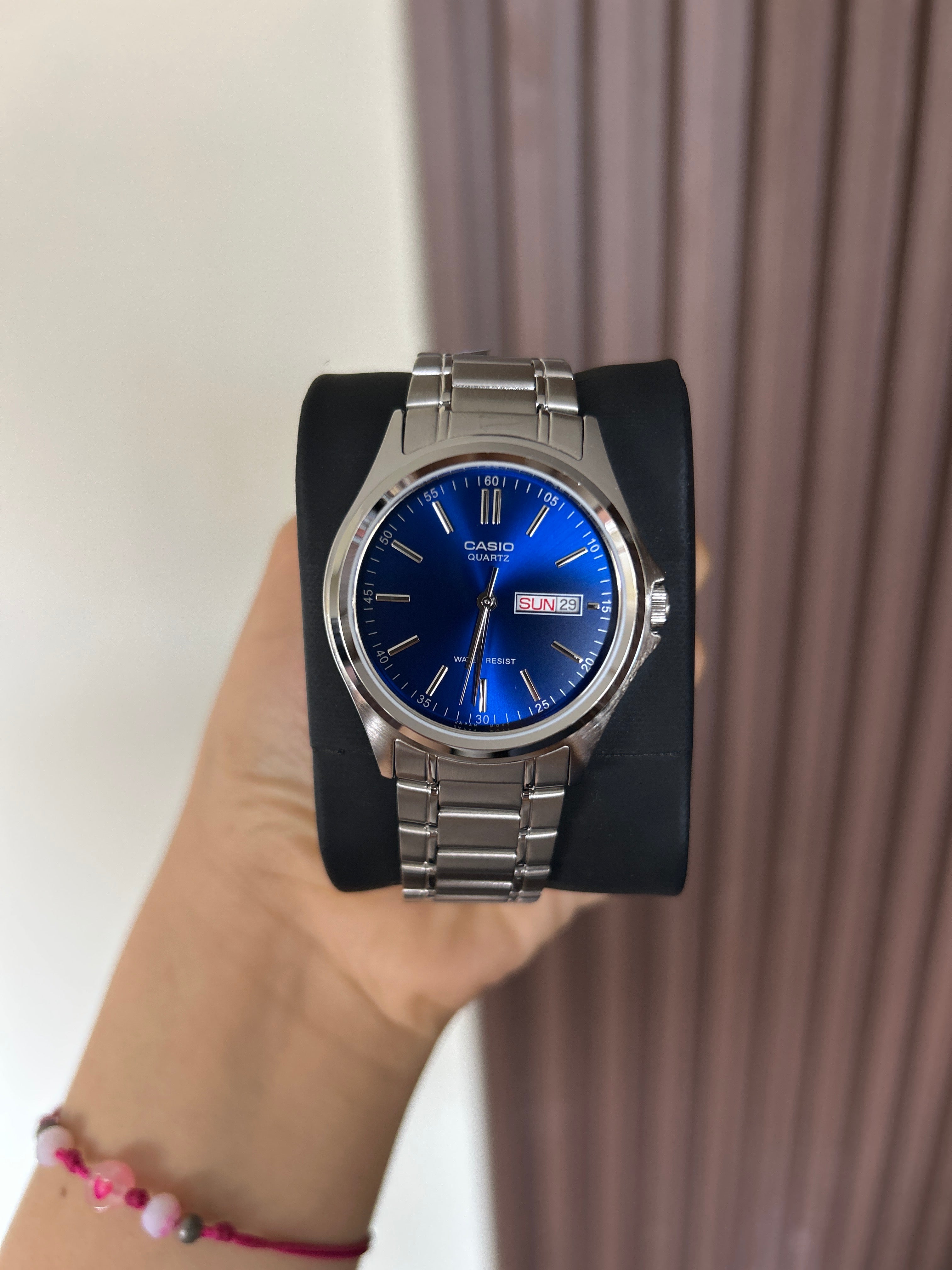 RELOJ CASIO HOMBRE 
MTP-1239D AZUL
