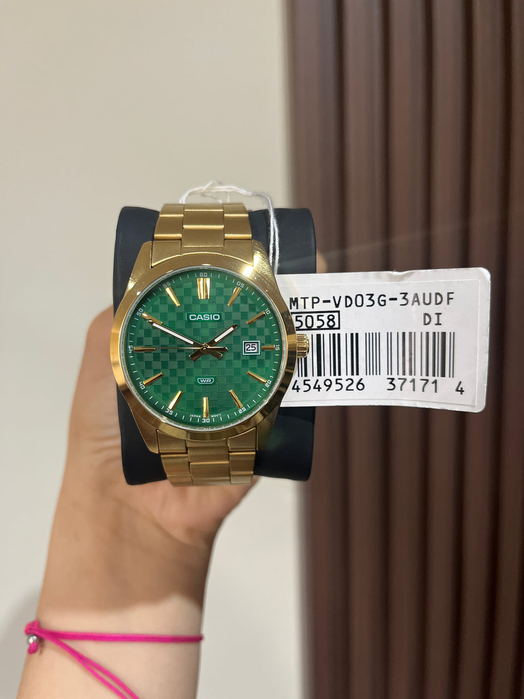 CASIO HOMBRE MTP-VD03G-3A