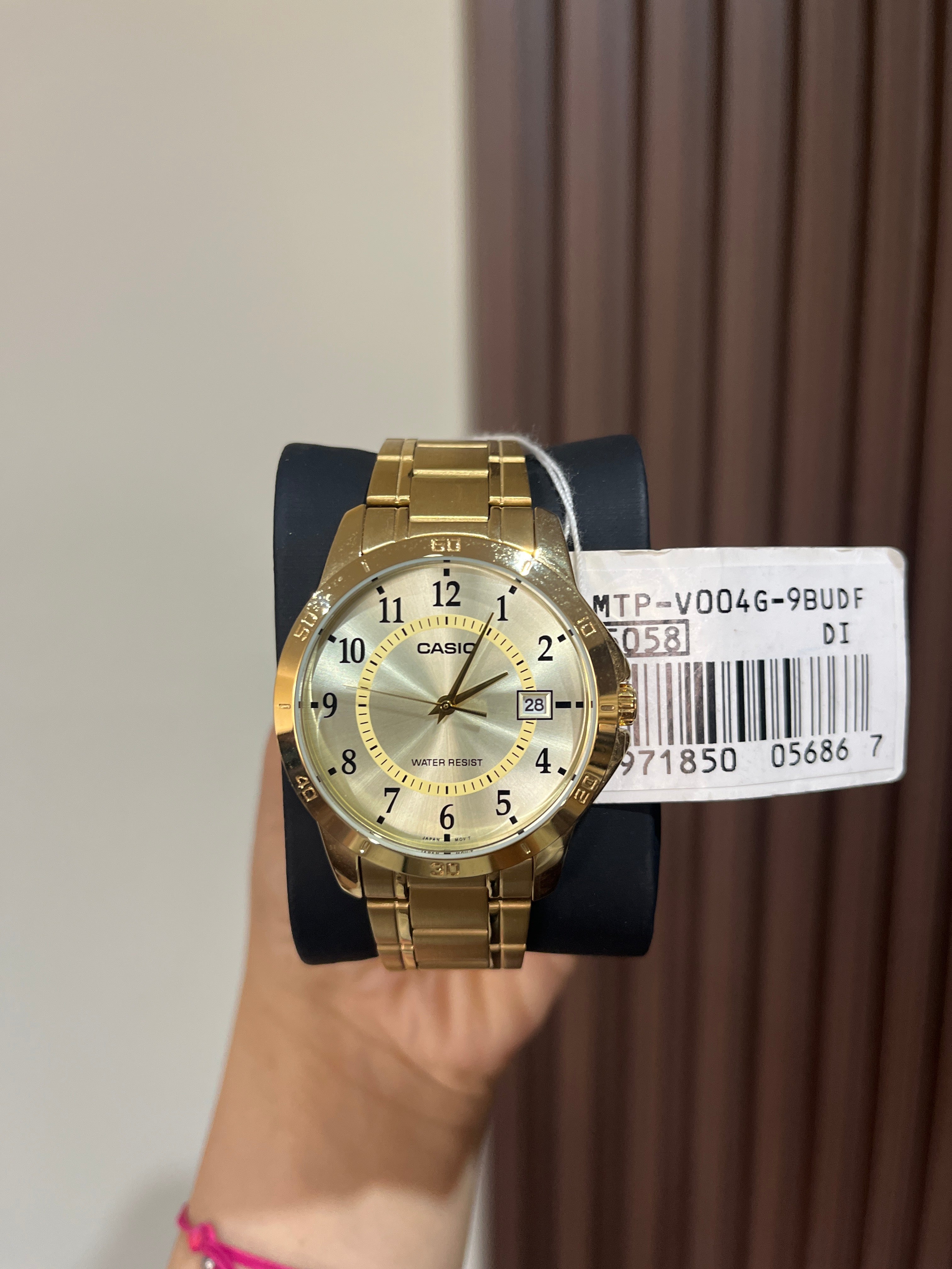 CASIO HOMBRE MTP-V004G-9B
