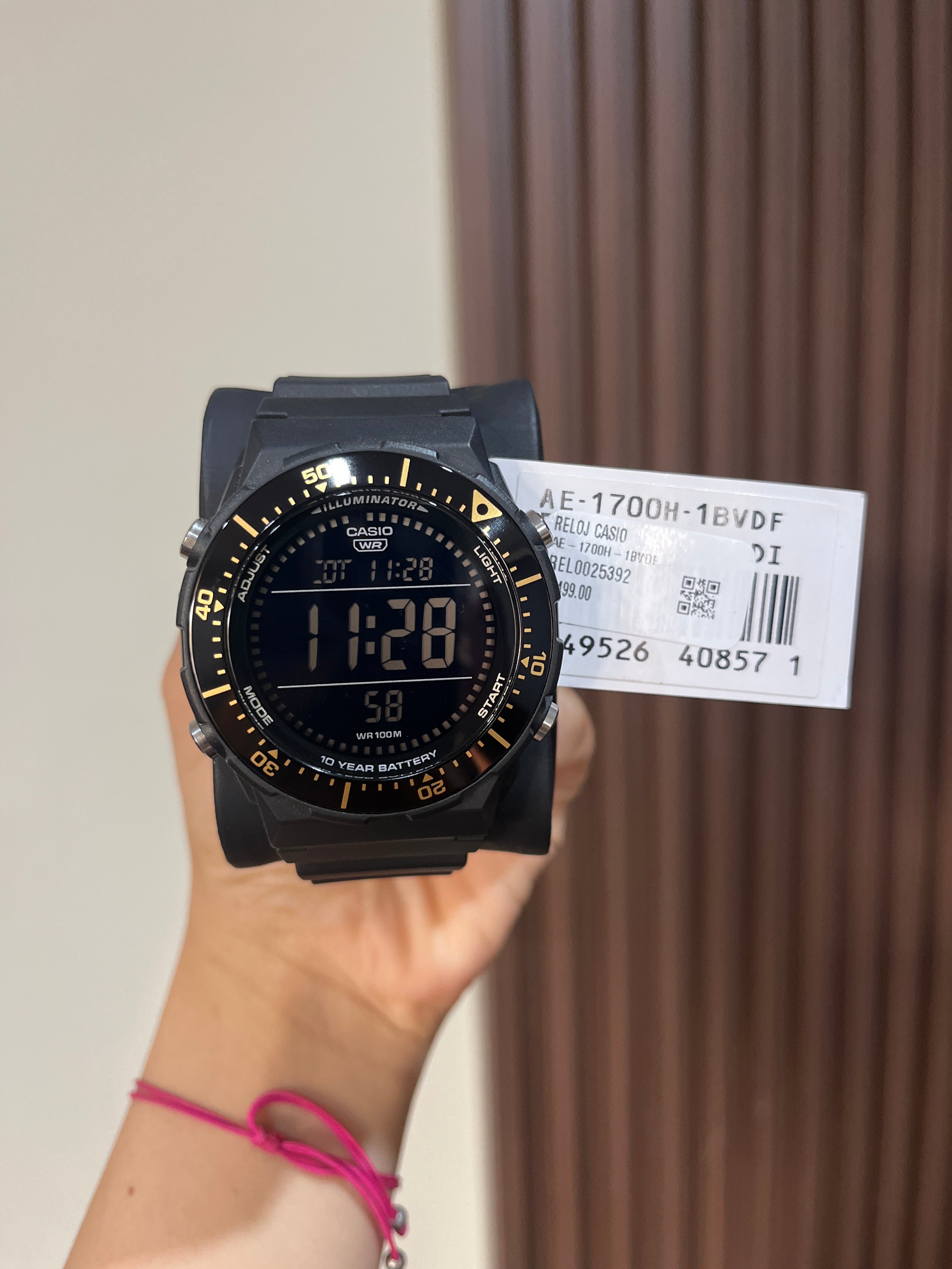 CASIO HOMBRE AE-1700H-1B