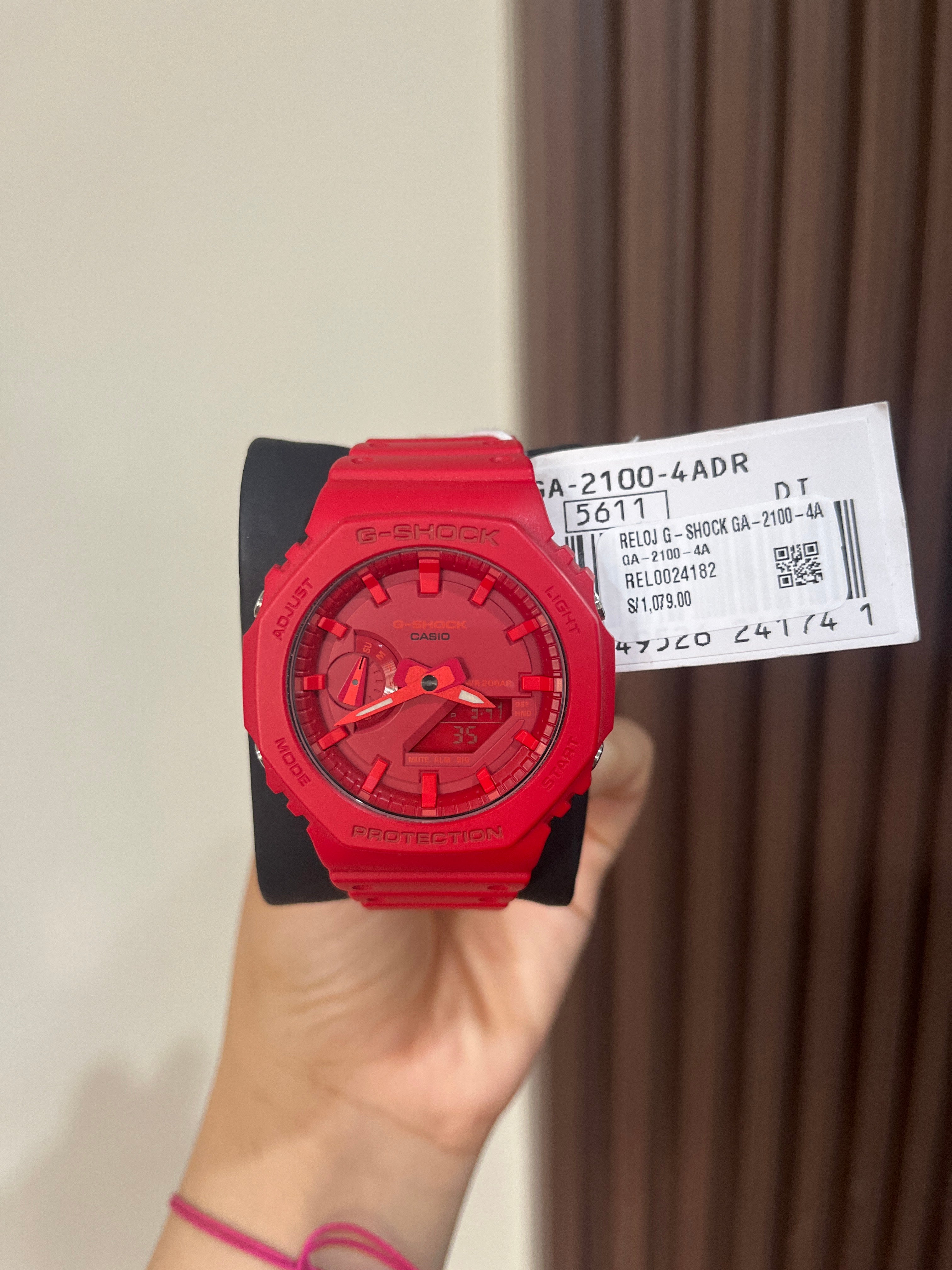 CASIO HOMBRE GA-2100-4A