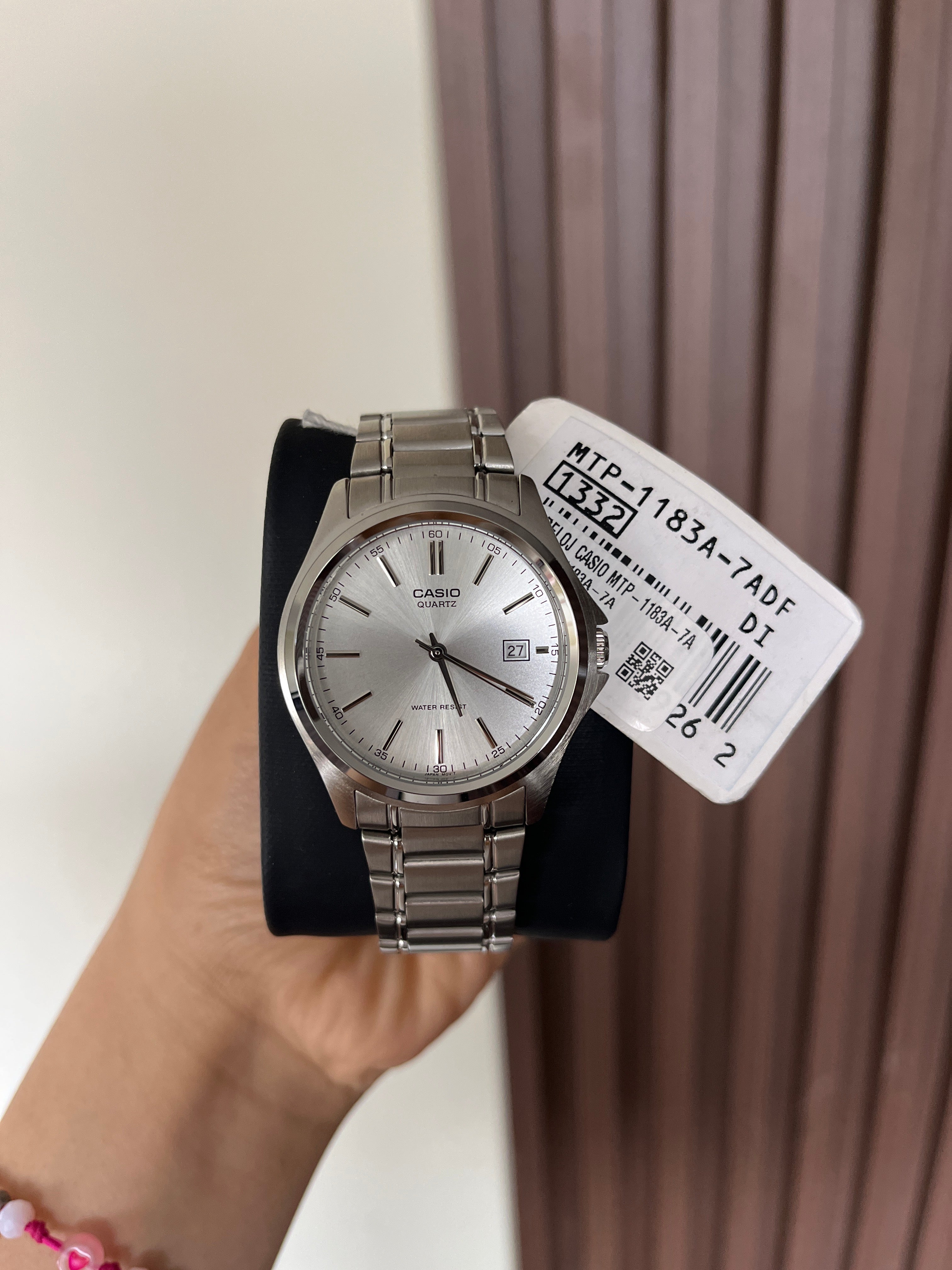 RELOJ CASIO HOMBRE 
MTP-1183A