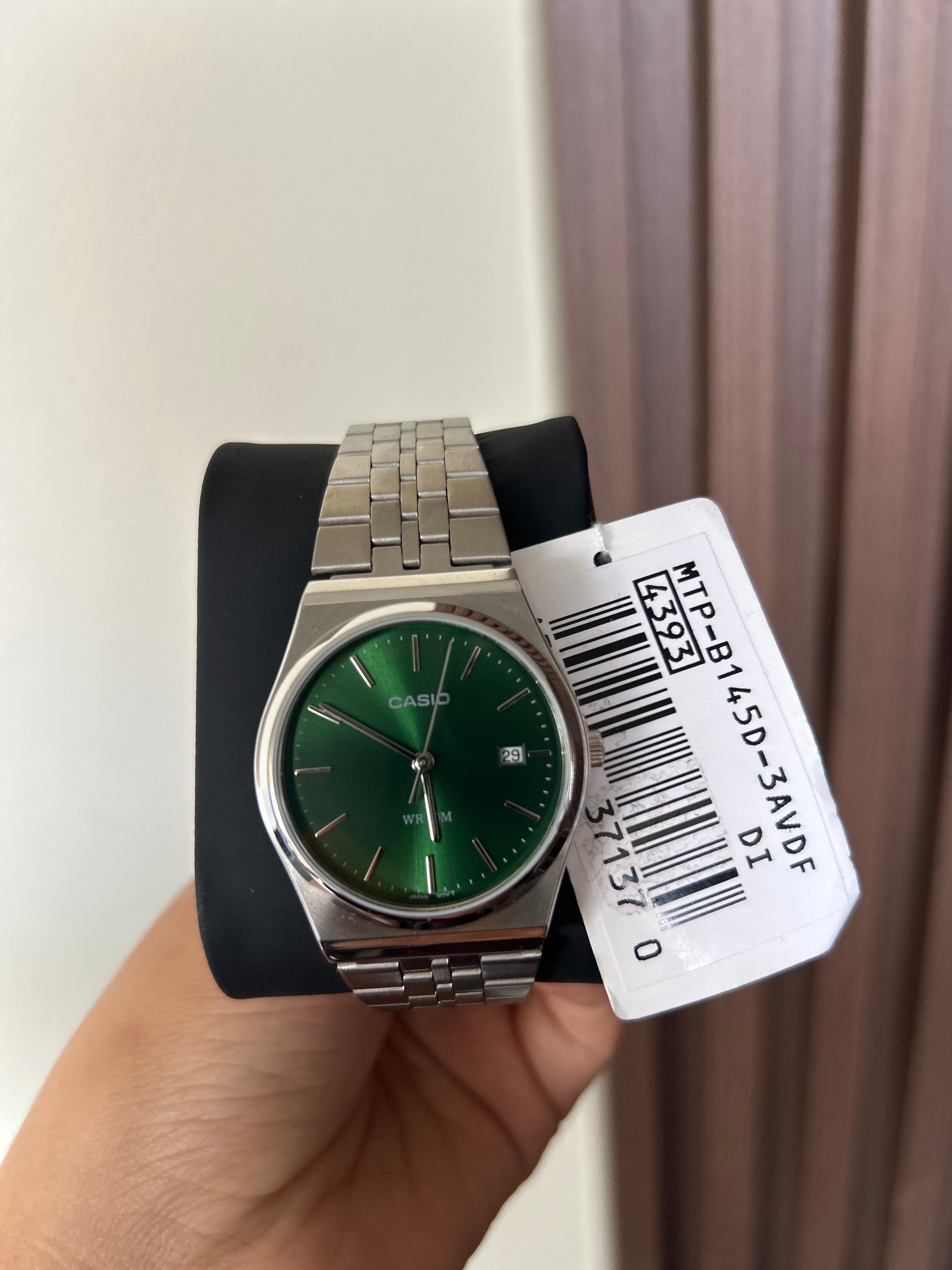 RELOJ CASIO HOMBRE 
B145D verde