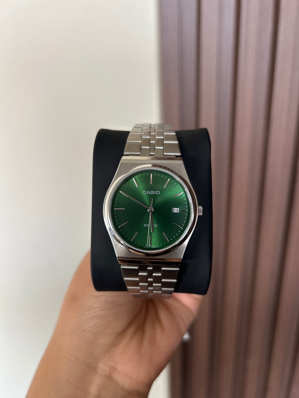 RELOJ CASIO HOMBRE 
B145D verde