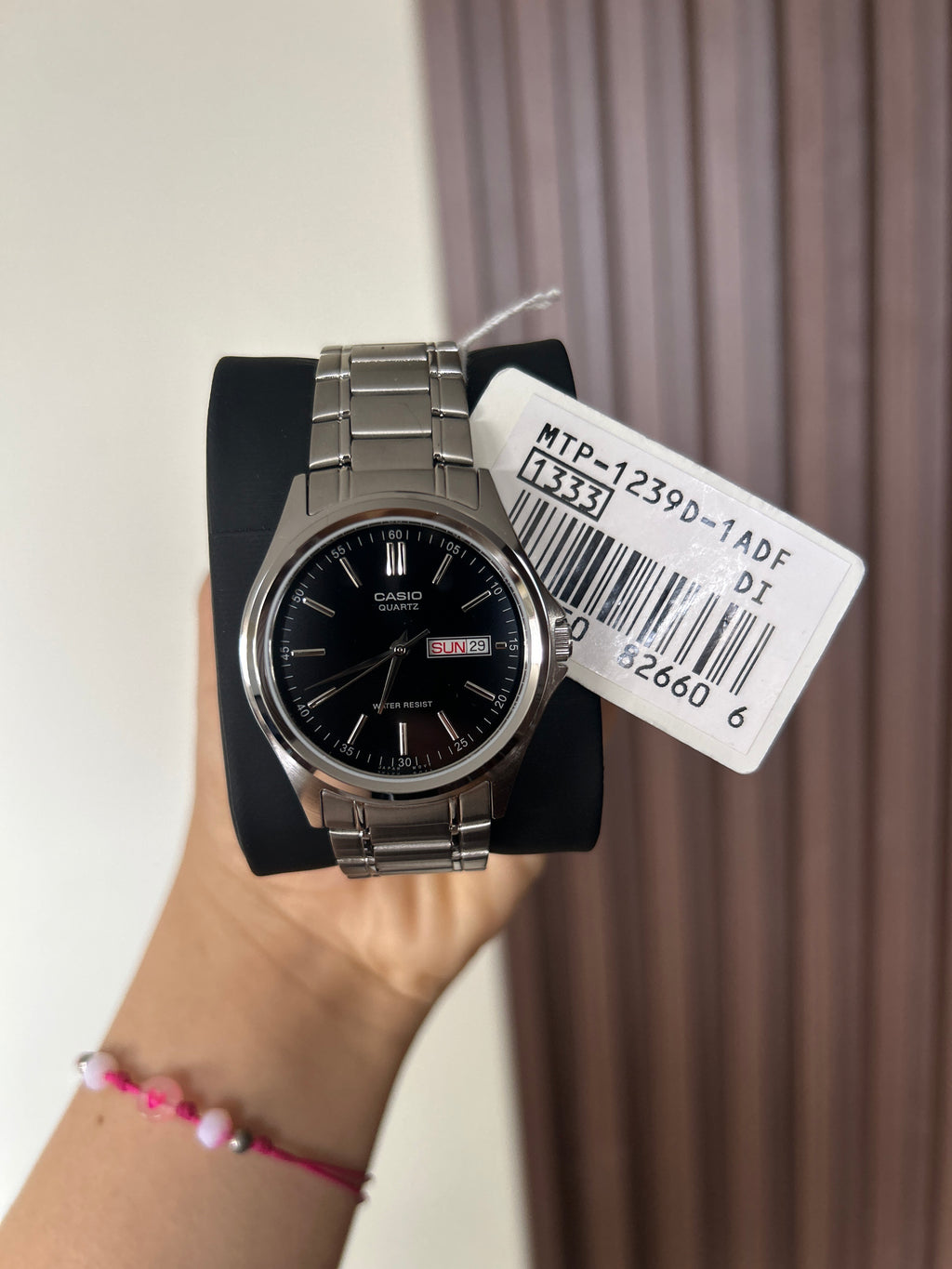 RELOJ CASIO HOMBRE 
MTP-1239D