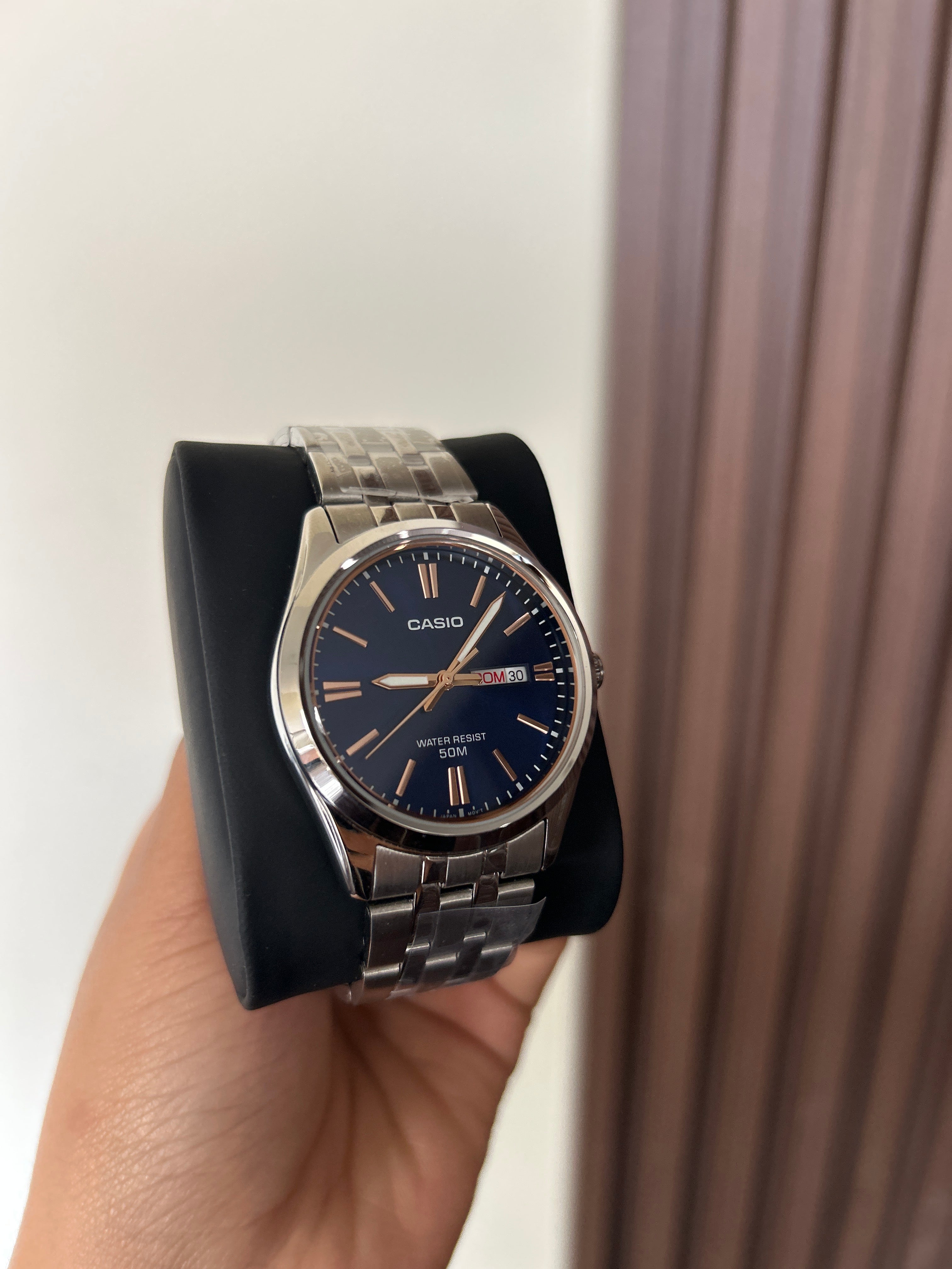 RELOJ CASIO HOMBRE 
Mtp-1335D azul