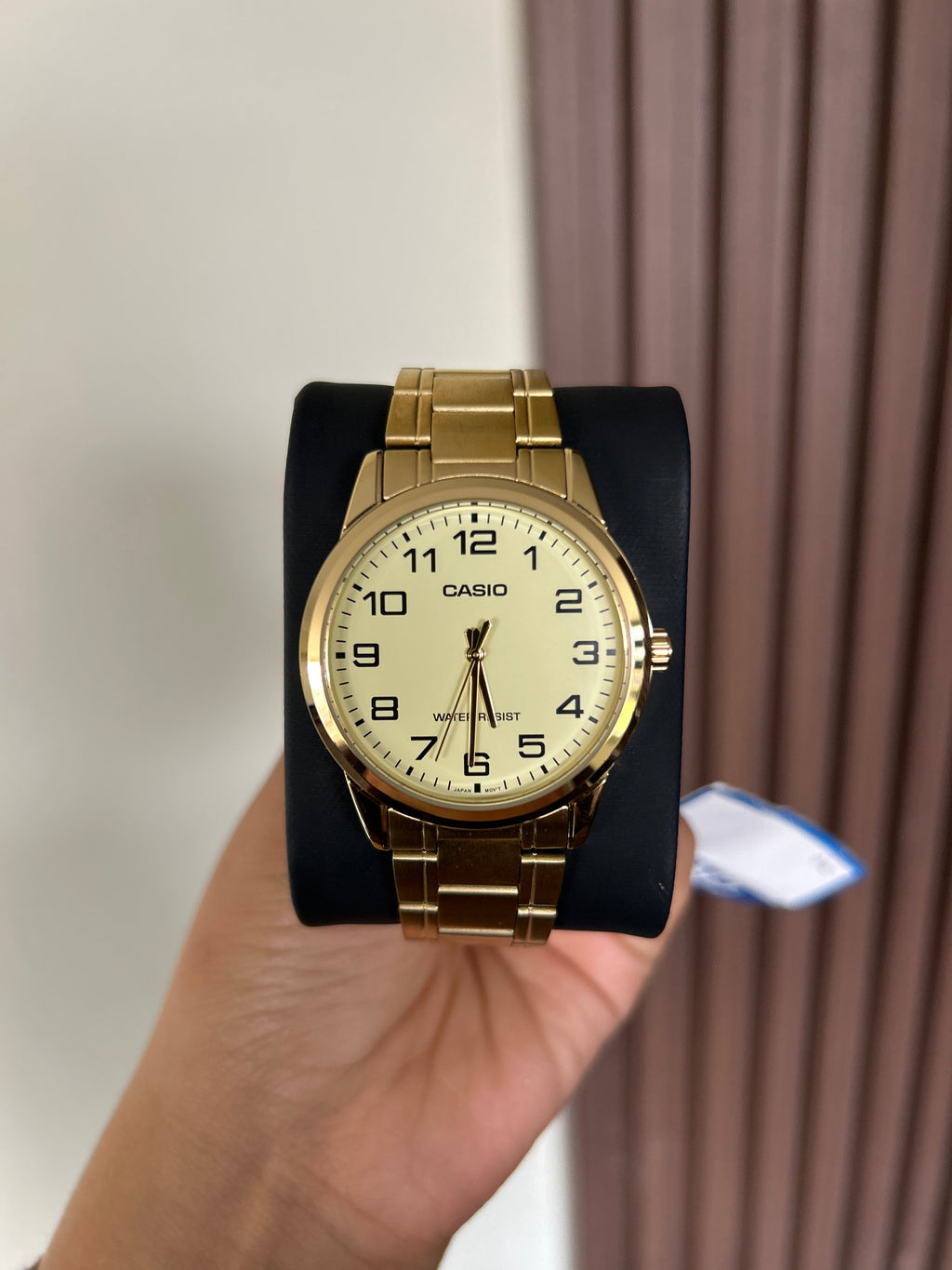 RELOJ CASIO HOMBRE 
 MTP-V001G dorado