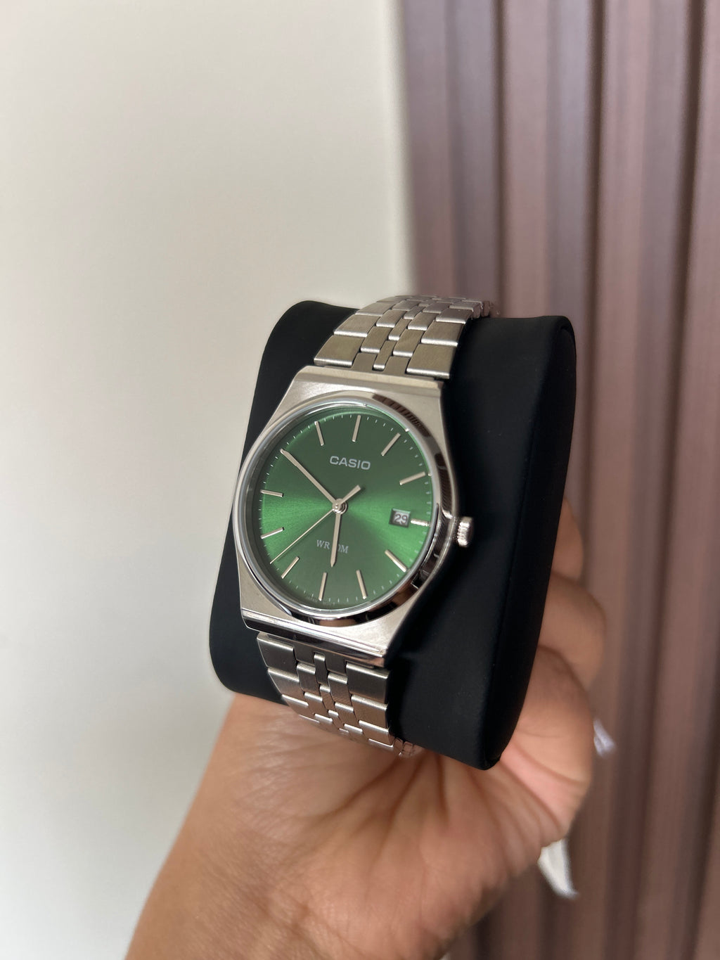 RELOJ CASIO HOMBRE 
B145D verde