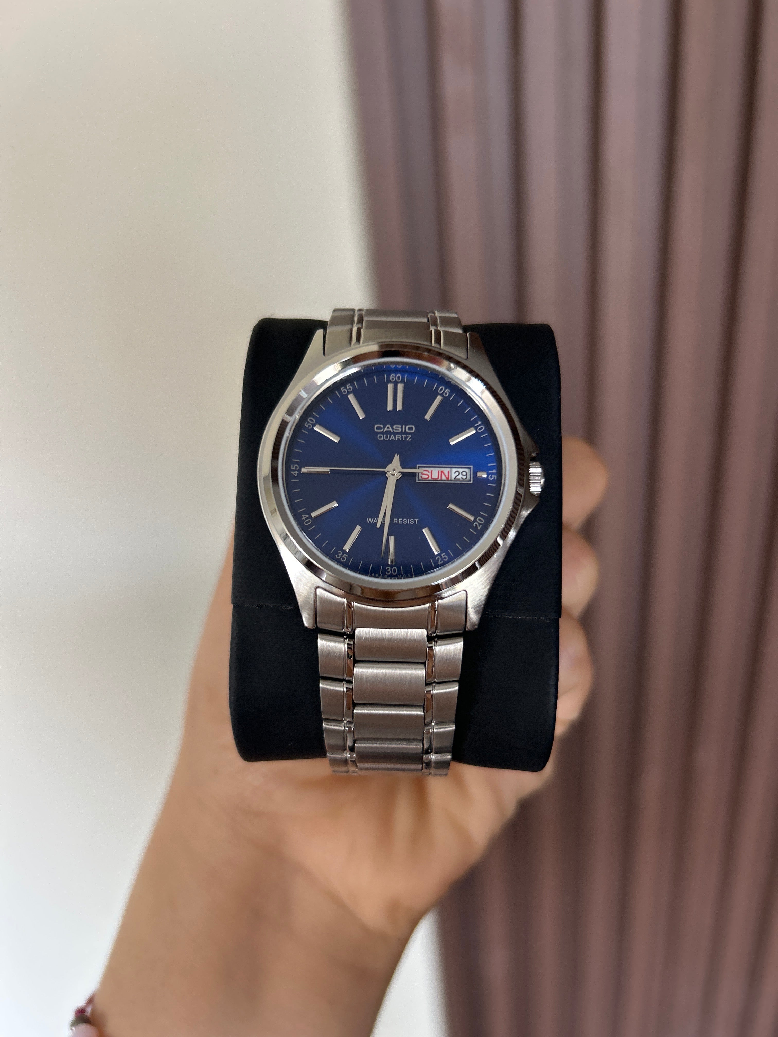 RELOJ CASIO HOMBRE 
MTP-1239D AZUL
