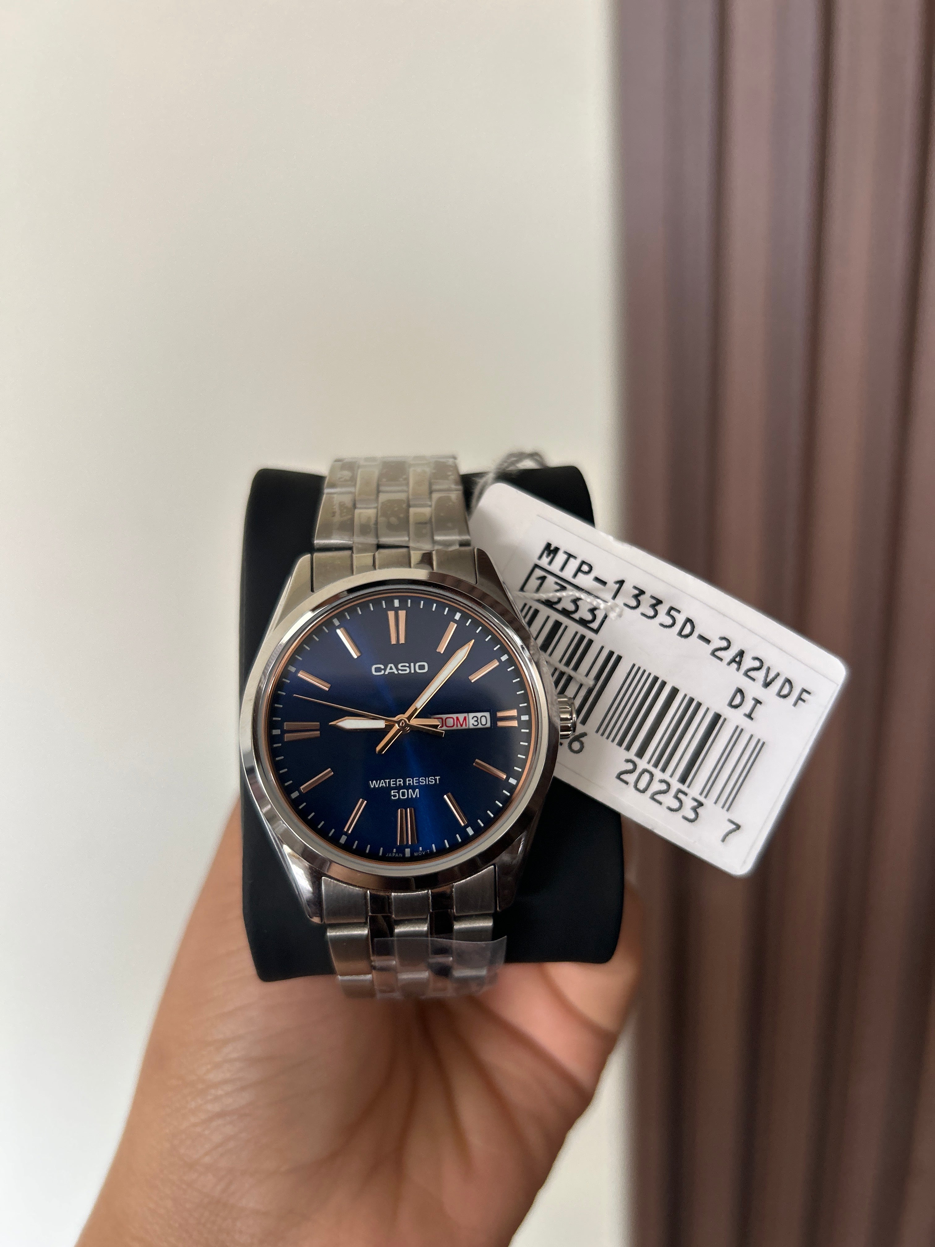 RELOJ CASIO HOMBRE 
Mtp-1335D azul