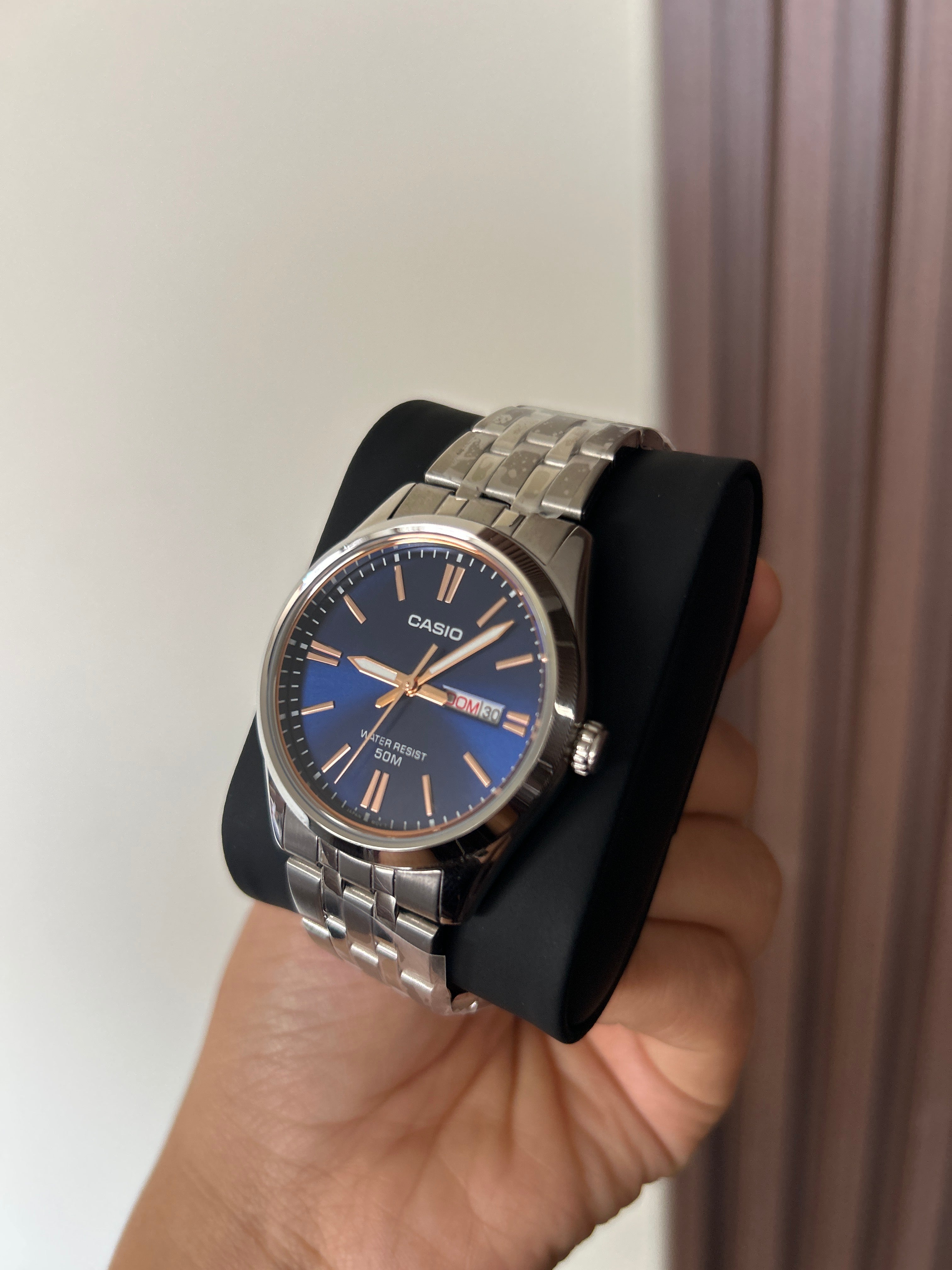 RELOJ CASIO HOMBRE 
Mtp-1335D azul