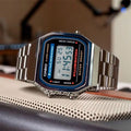 Reloj Casio Digital A168wa1 retro Vintage Alarma Local HOMBRE