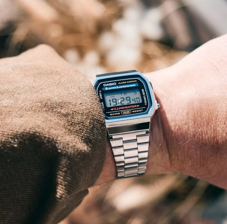 Reloj Casio Digital A168wa1 retro Vintage Alarma Local HOMBRE